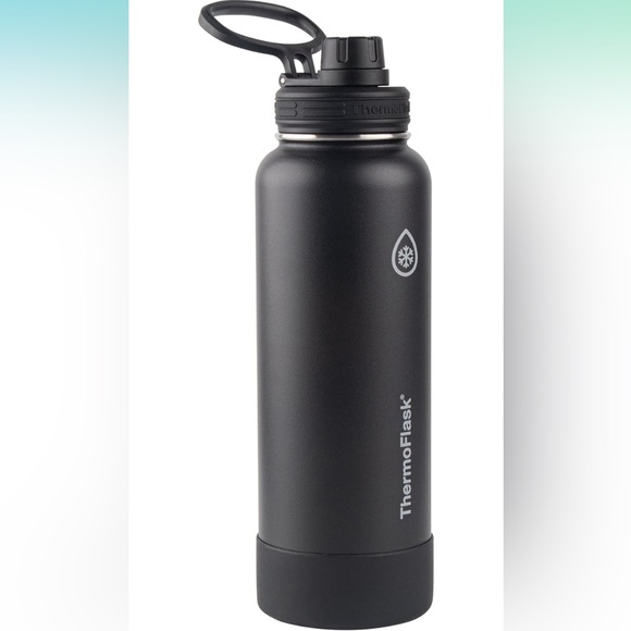 NWT 40oz Black Thermoflask - Picture 1 of 2